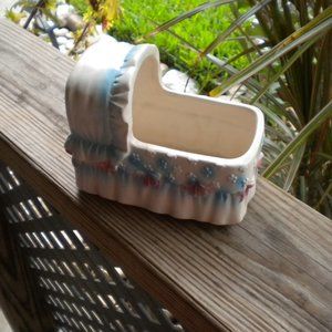 Vintage Rare Nancy Pew bassinet planter Japan